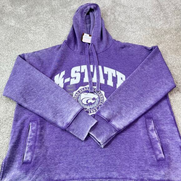 Three Square Women's K-State KSU Kansas State University Wildcats Hoodie (Sz XL) - Picture 10 of 11